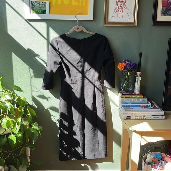 Black mid length dress - great for work or formal events - Picture 2 of 2